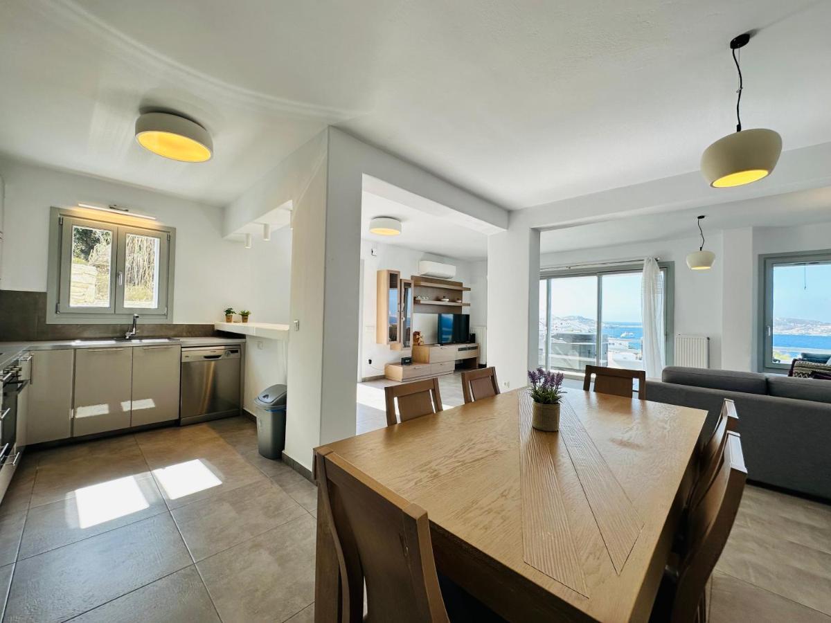 Seaview & Jacuzzi Summer Residence Mykonos Town 外观 照片