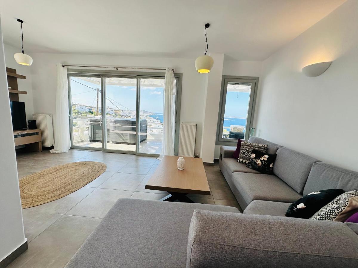 Seaview & Jacuzzi Summer Residence Mykonos Town 外观 照片