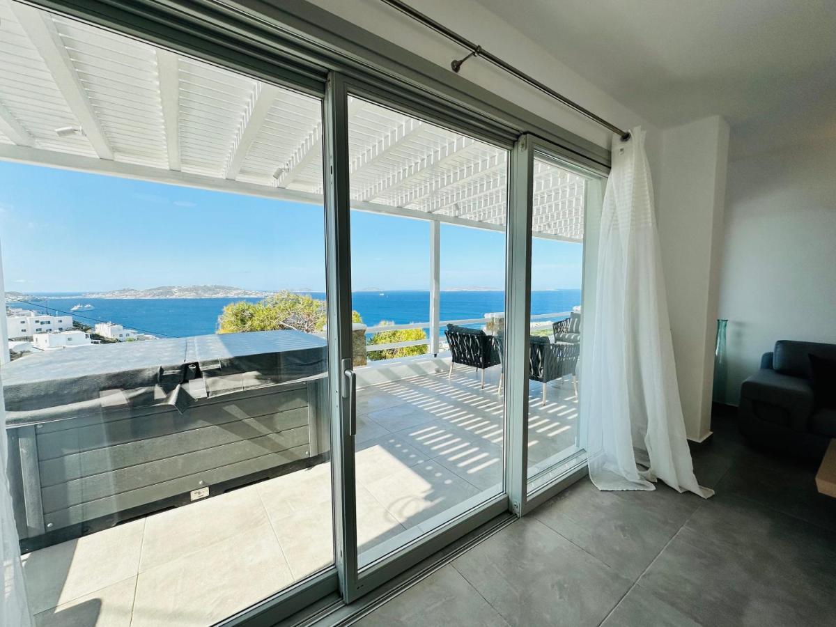 Seaview & Jacuzzi Summer Residence Mykonos Town 外观 照片